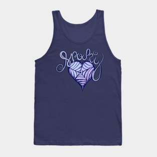 Spooky Spider Web Heart Tank Top